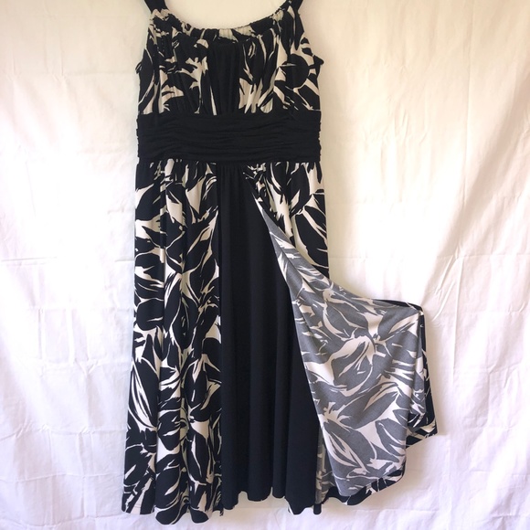 Sleeveless Black & White Dress, Jones NY, size 10 - Picture 2 of 5